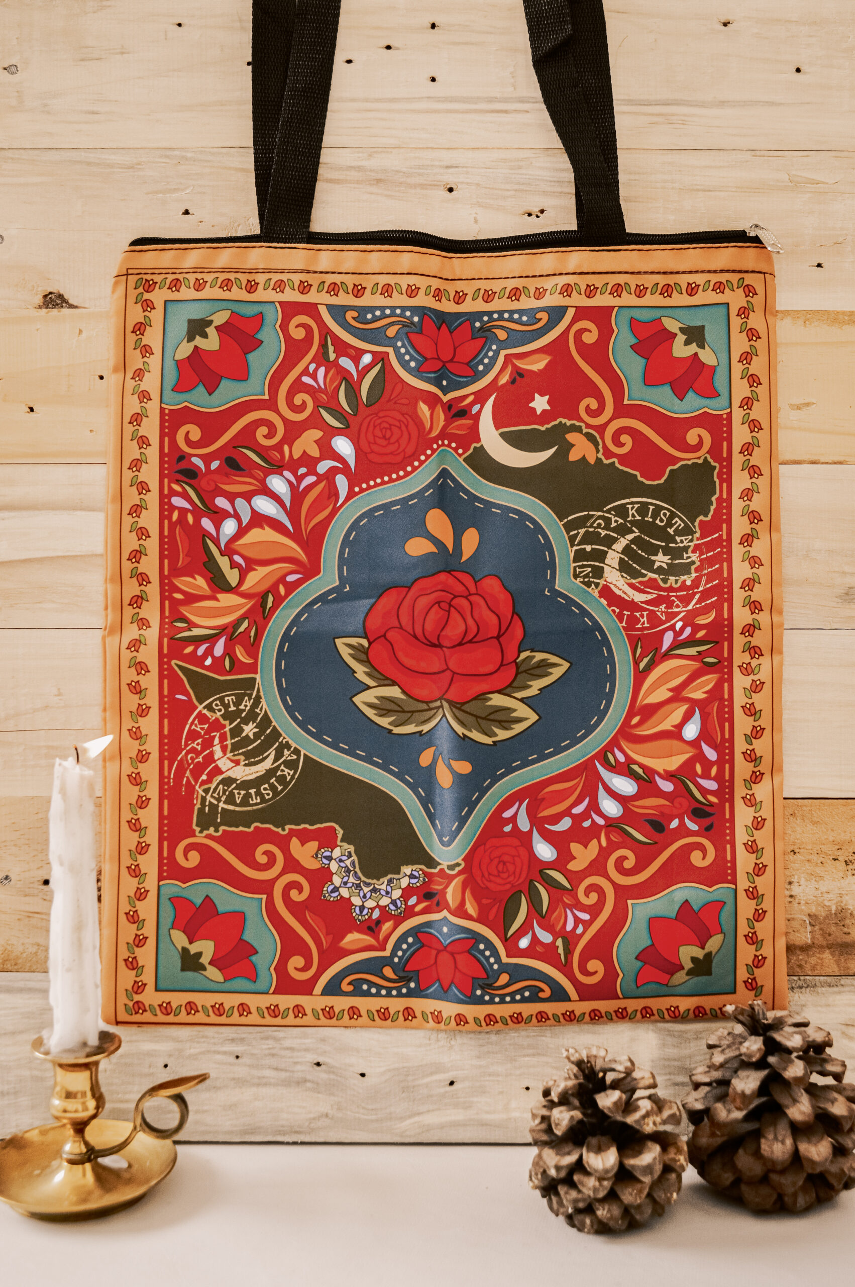 Retro Style Tote Bag